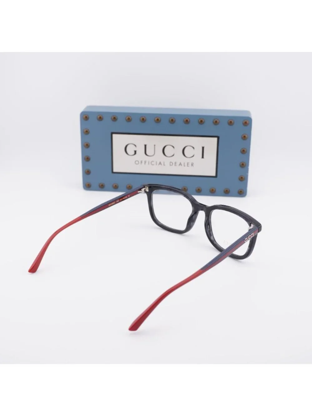 Gucci GG1928O 004 Square Eyeglasses – Grey Havana 53mm